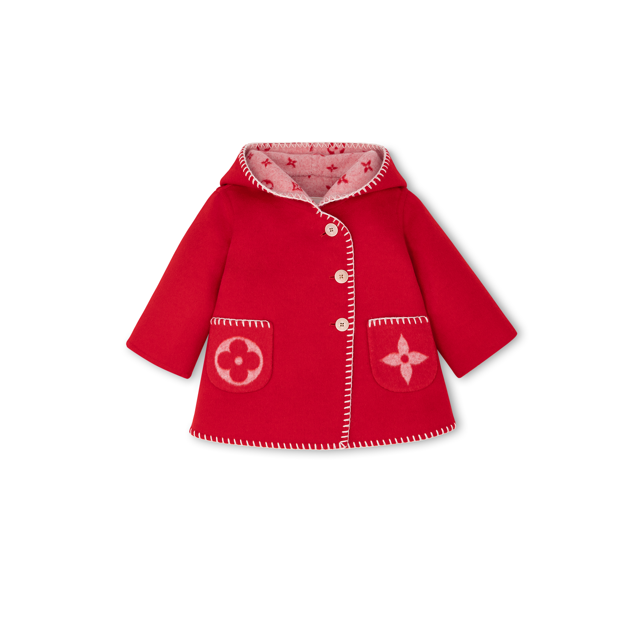 Louis Vuitton Double-Sided Coat S00 – New – For Baby GI085D 6 Months