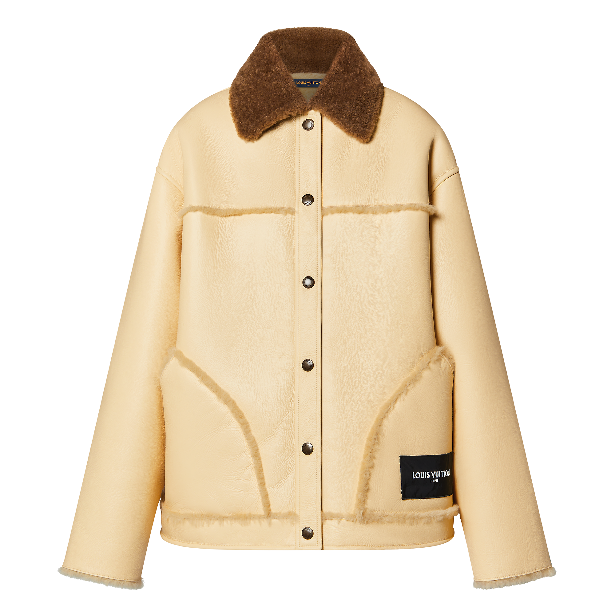 Louis Vuitton Reversible Boxy Shearling Jacket – Women – Ready-to-Wear 1AB7LS