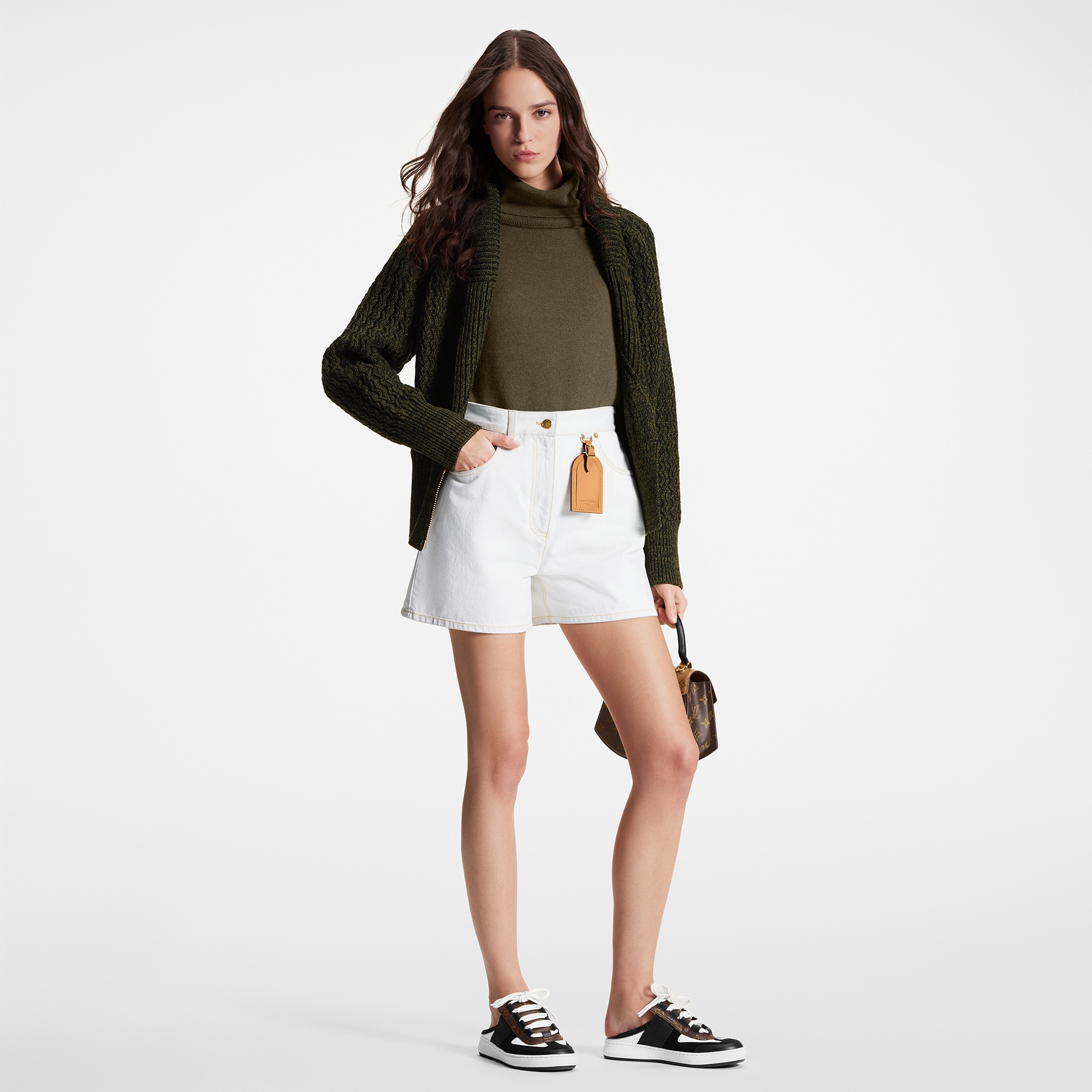 Louis Vuitton Bleached Denim Shorts  – Women – Ready-to-Wear 1ABR65