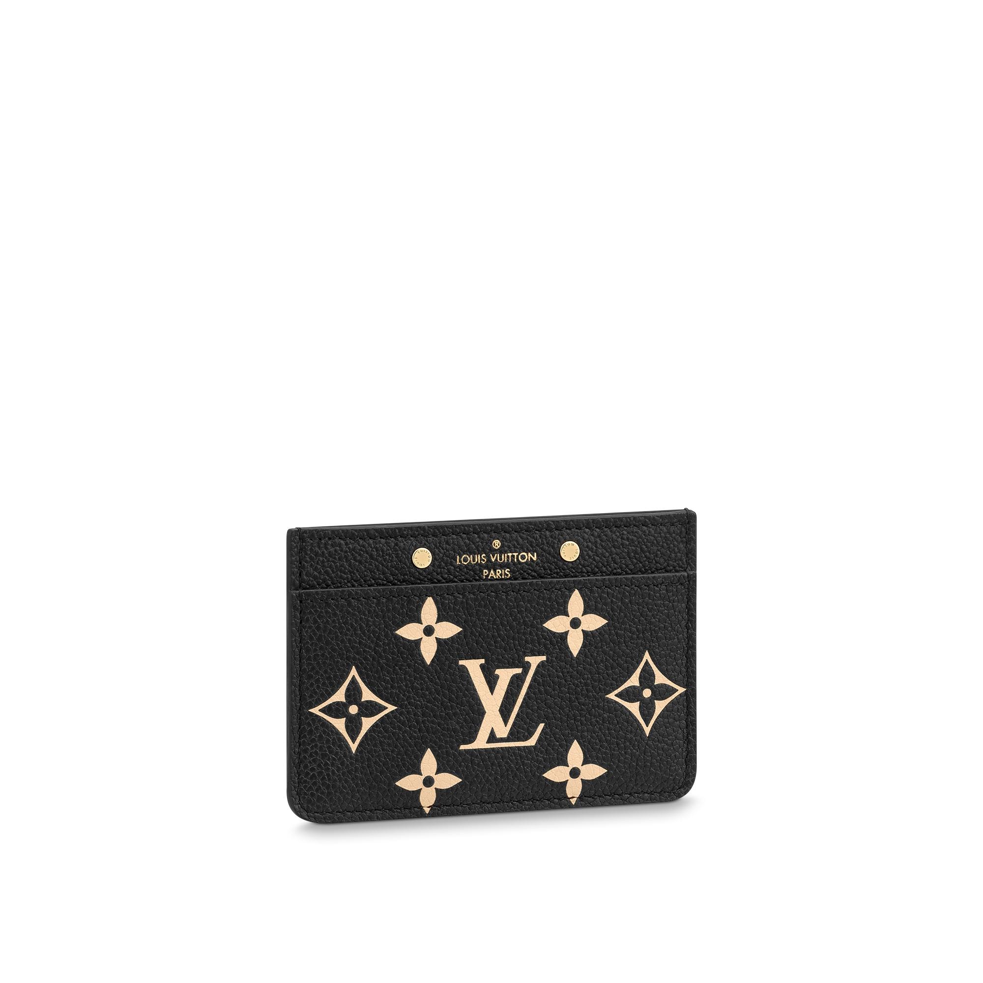 Louis Vuitton Card Holder Bicolor Monogram Empreinte Leather – Women – Small Leather Goods M81022 Bicolor Monogram Empreinte Leather
