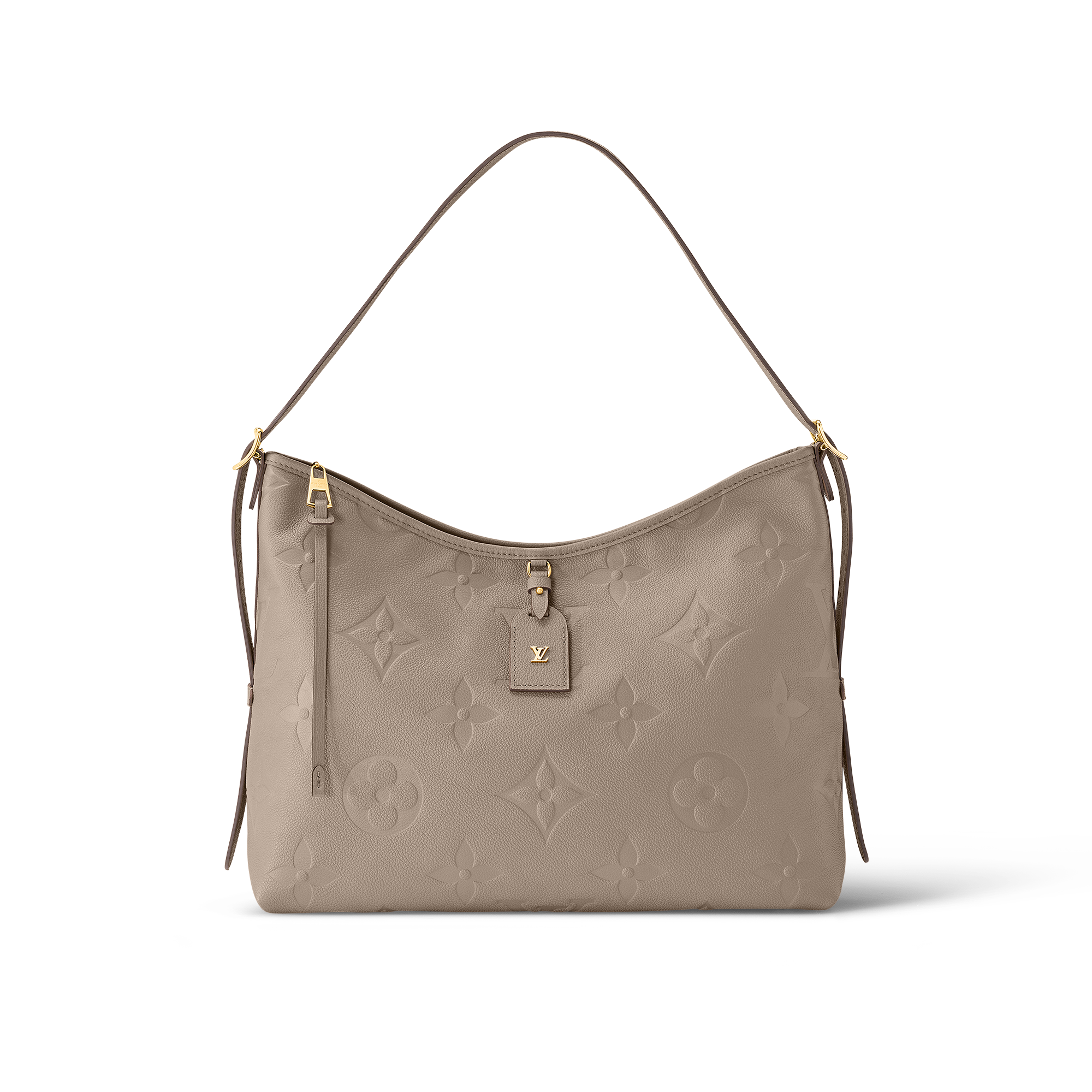 Louis Vuitton CarryAll MM Monogram Empreinte Leather – Women – Handbags M46292 Turtledove