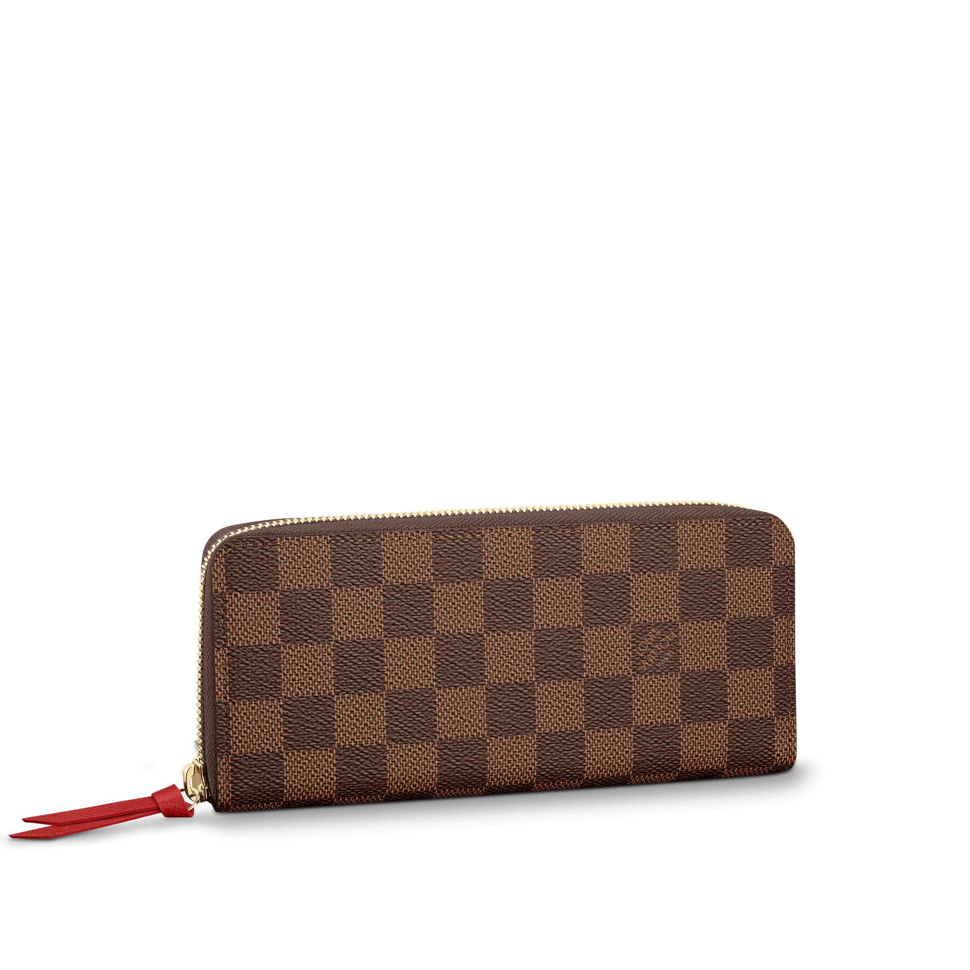 Louis Vuitton Clémence Wallet Damier Ebene – Women – Small Leather Goods N60534 Cherry