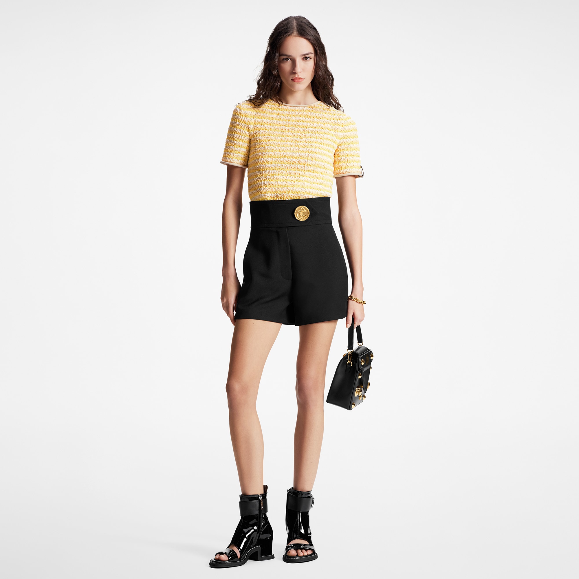 Louis Vuitton Crinkle Knit Striped Top – Women – Ready-to-Wear 1ABDYB XS