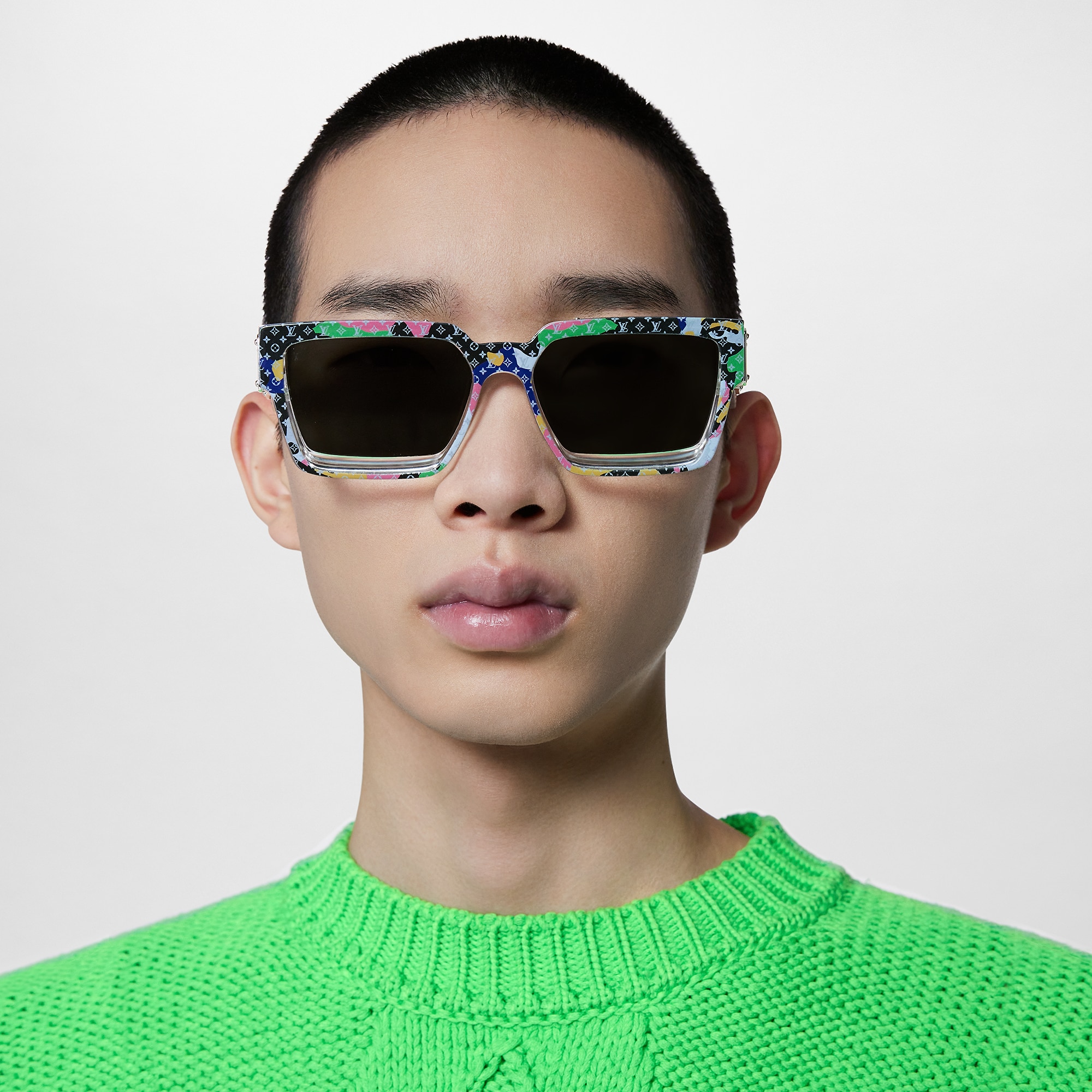 Louis Vuitton 1.1 Millionaires Square Sunglasses S00 – Men – Accessories Z2027E