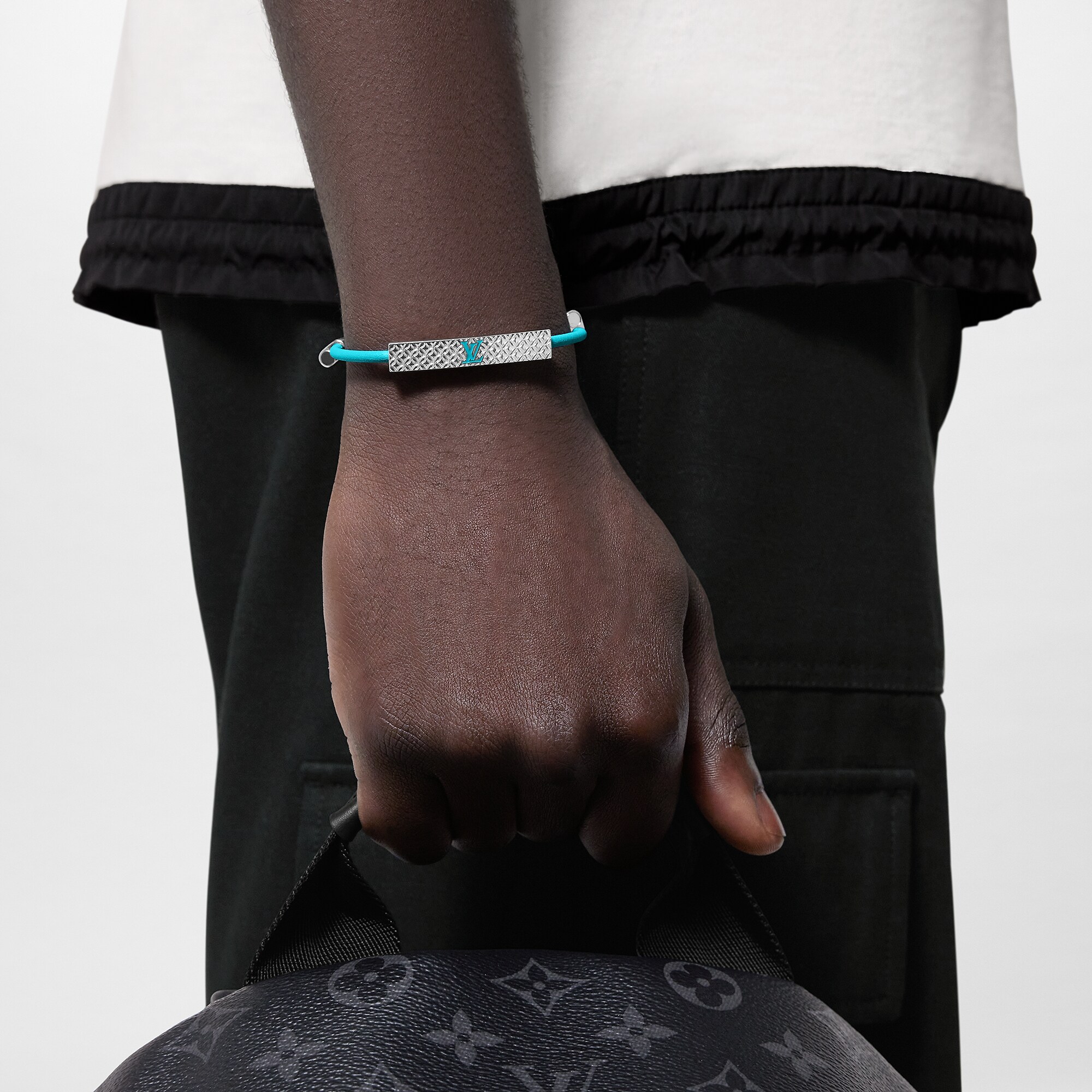 Louis Vuitton Champs Elysées Bracelet – Men – Fashion Jewelry M1059Z Turquoise