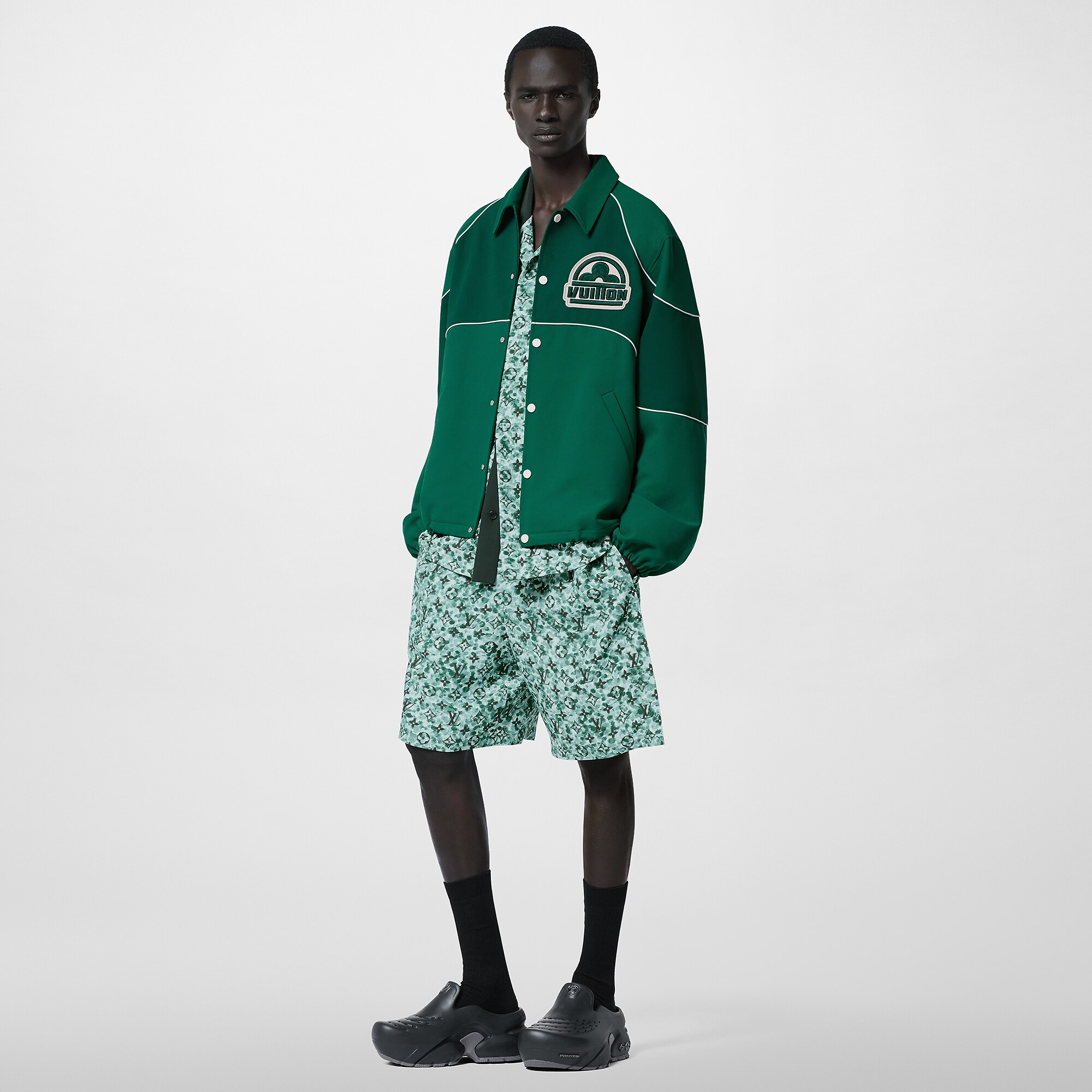Louis Vuitton Cotton Coach Jacket – Men – Ready-to-Wear 1ABJ0R