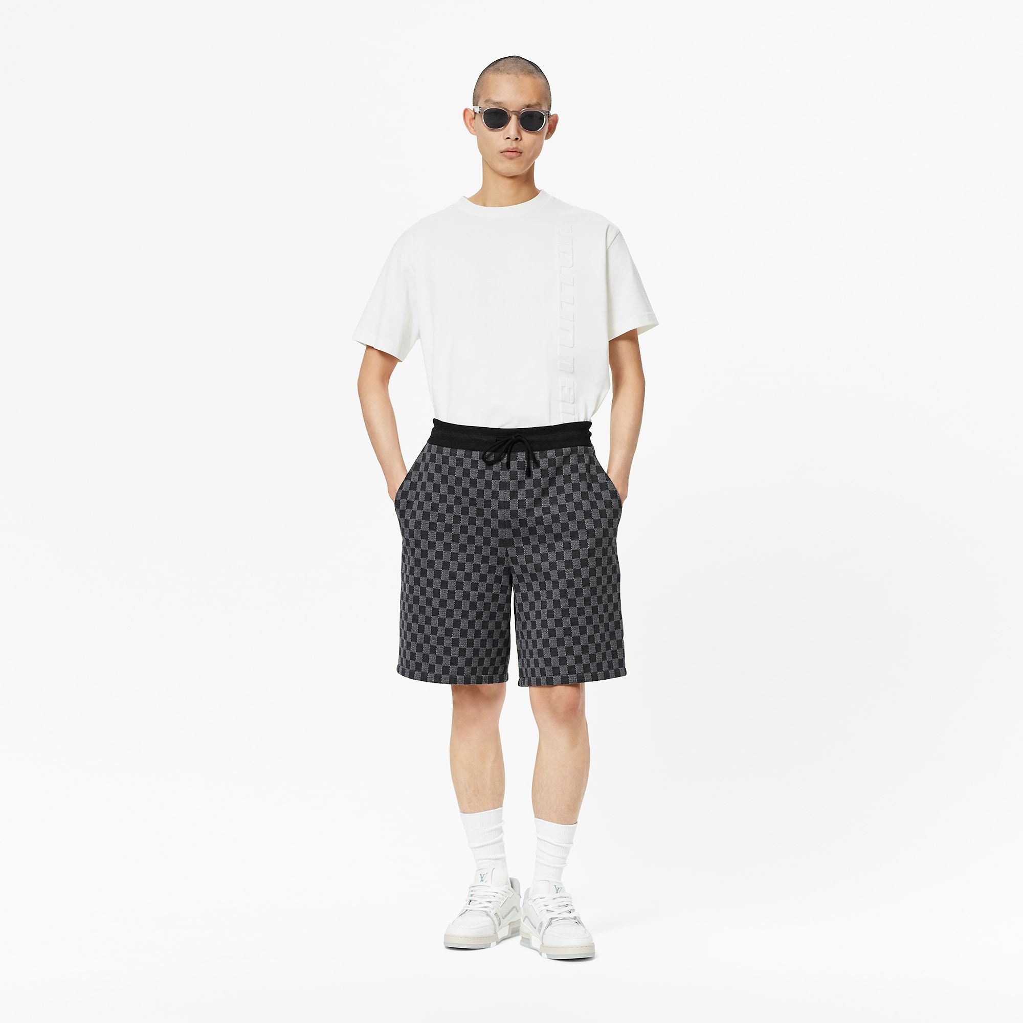 Louis Vuitton Damier Jacquard Shorts – Men – Ready-to-Wear 1A8X2K