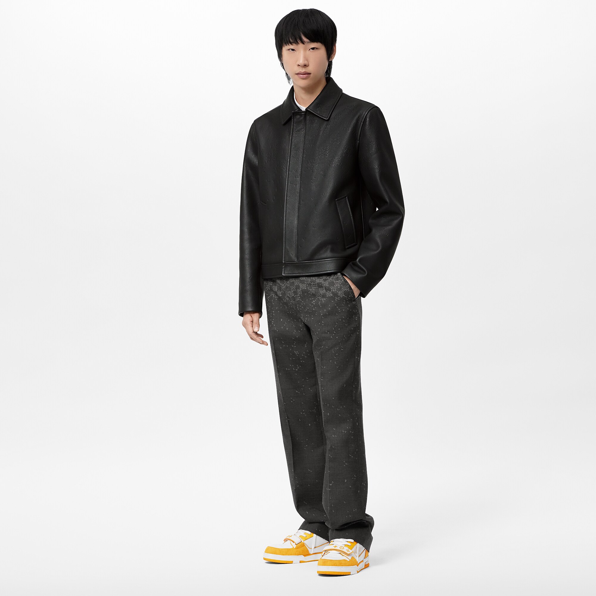 Louis Vuitton Damier Spread Leather Blouson – Men – Ready-to-Wear 1AA5CK