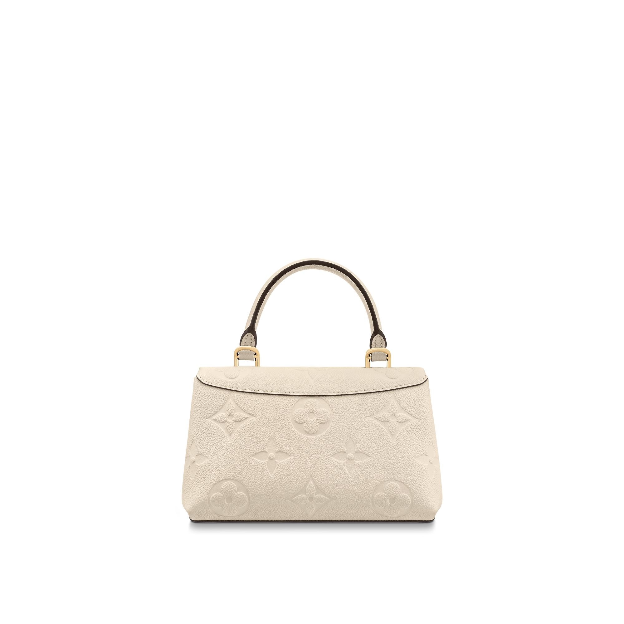 Louis Vuitton MADELEINE BB Embossed Grained Cowhide Leather Creme Beige  M46008